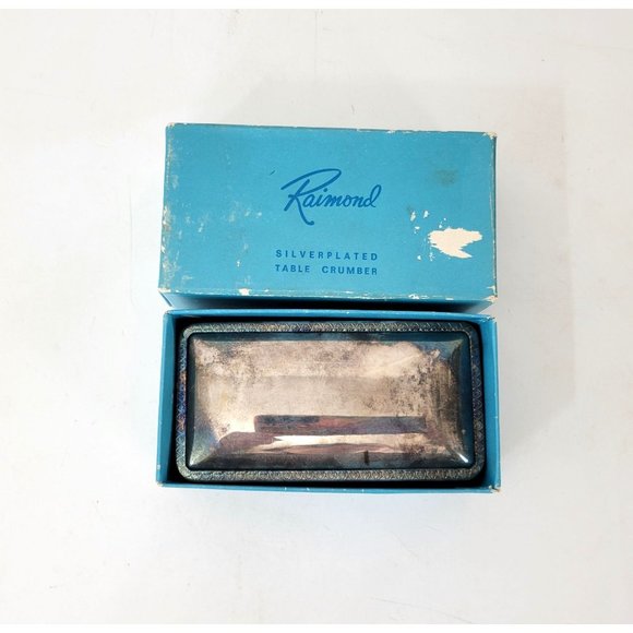 Raimond Silverplated Table Cumber Brush in Original Box - Picture 7 of 7